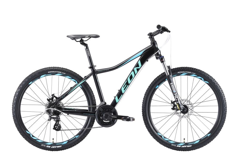 27.5 XC-LADY AM Hydraulic lock out DD рама-16.5" Al 2019 черно-мятный с голубым (м)